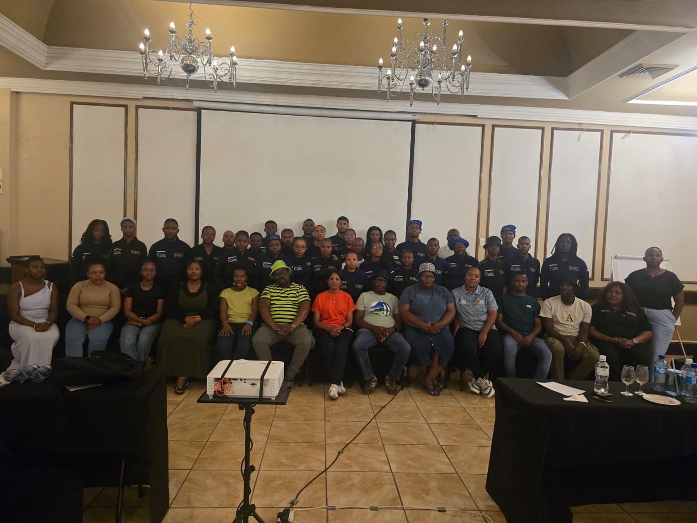 Group photo of the SRC members and facilitators
